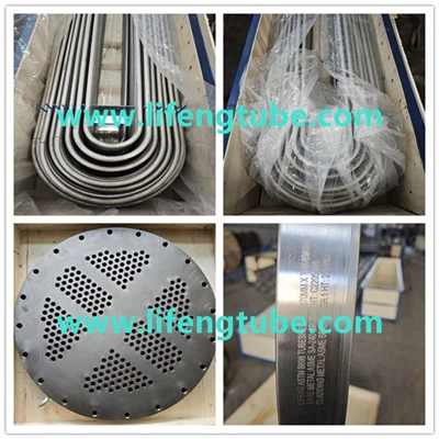 Tubes et plaques tubulaires en titane B338 Gr.2 U-