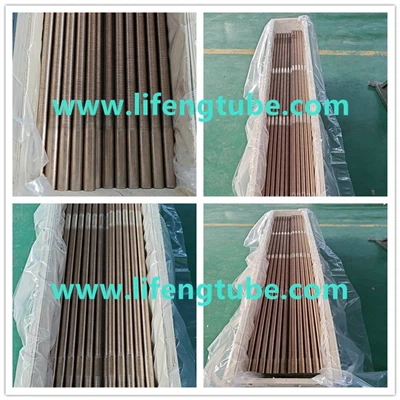 Tubes à faibles ailettes en cuivre et nickel C70600
